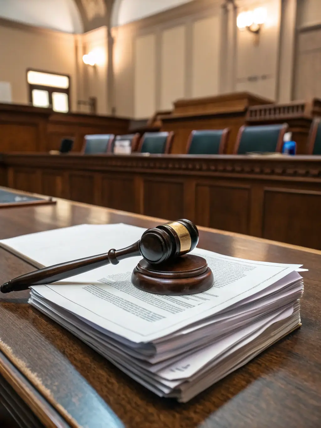 An image representing legal compliance, such as a gavel or a document with a seal, highlighting Guiding Hands' compliance services.